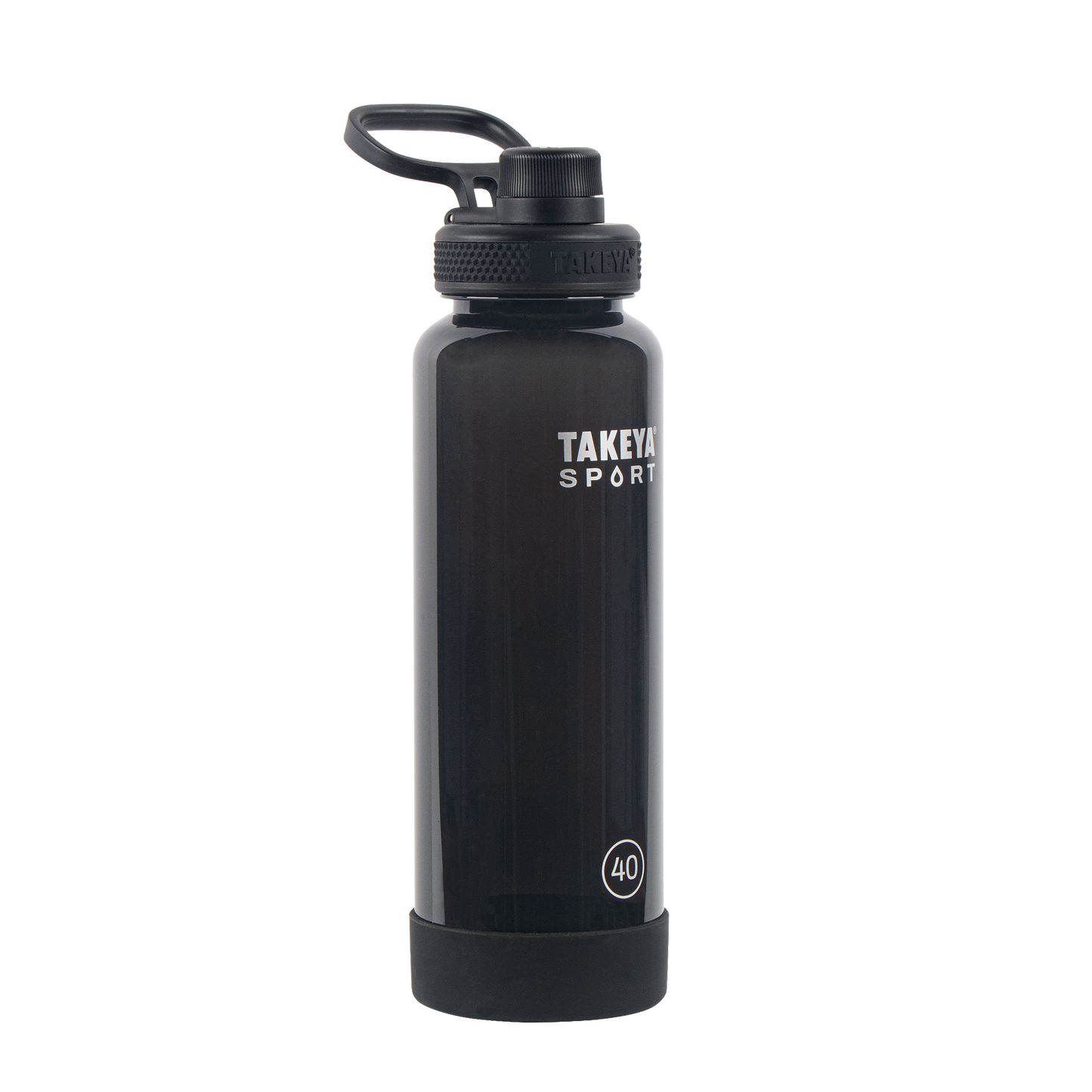 tritan-sport-water-bottle-with-spout-lid-r7 52023-TKS-Tritan-Spout-40-GrandSlamBlack-frontangle.png