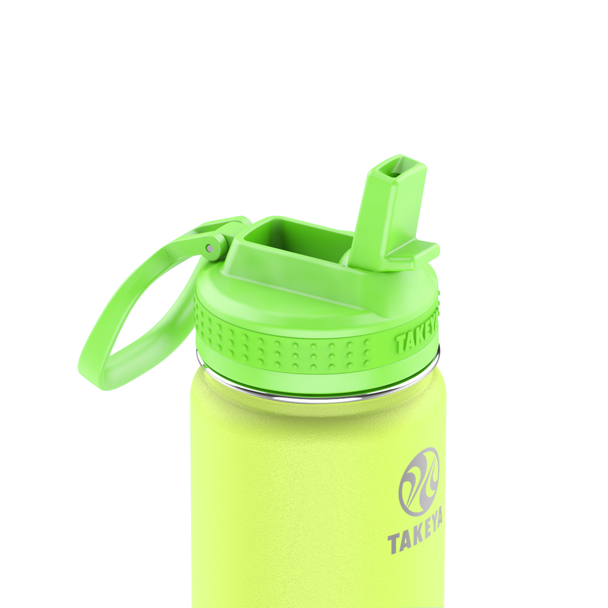 actives-kids-glow-in-the-dark-water-bottle-with-straw-lid-p4 51075-Actives-Kids-Straw-18-GID-LightningGreen-closeup.png