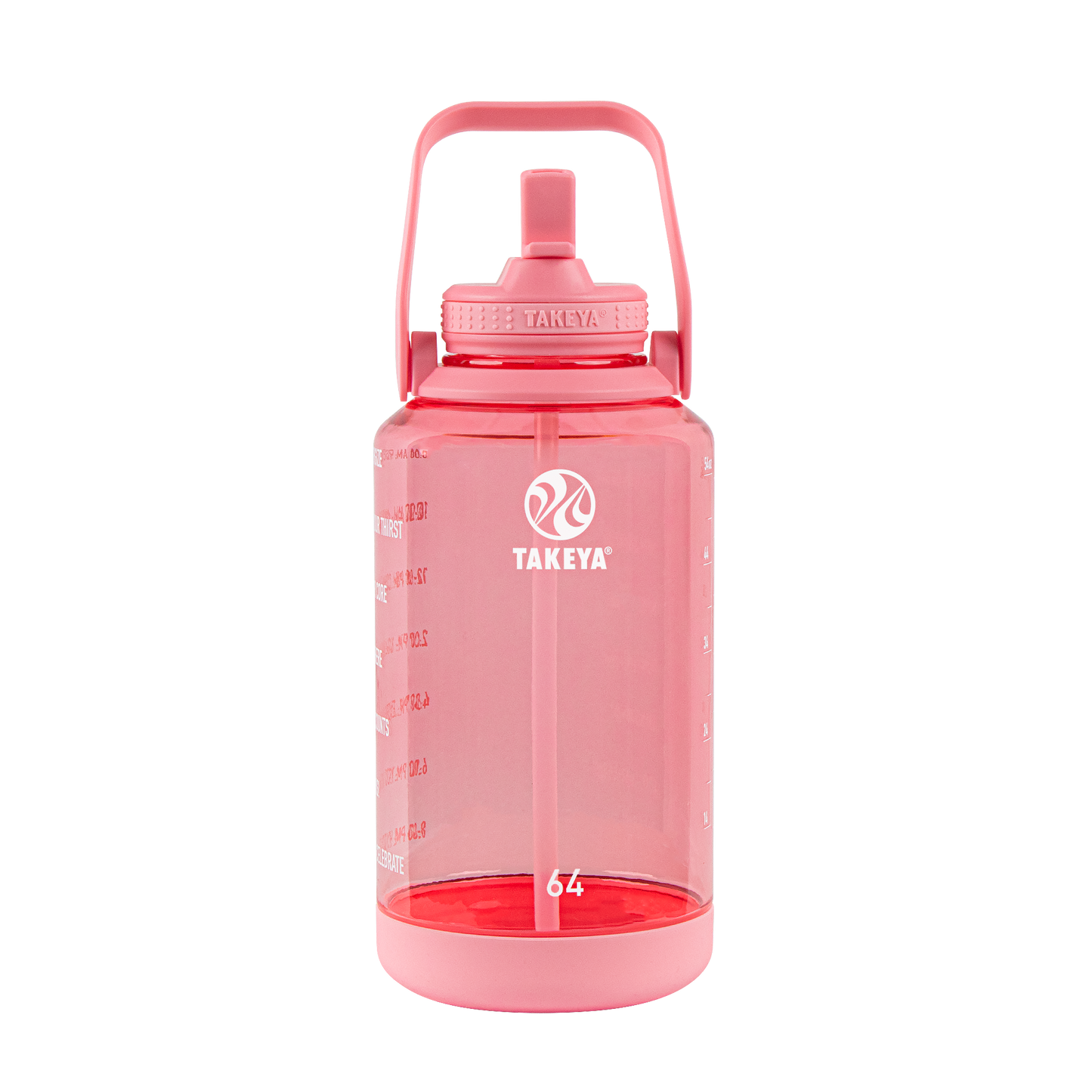 tritan-motivational-water-bottle-with-straw-lid-v8 54143-Tritan-Straw-Motivational-64-FlutterPink-front.png