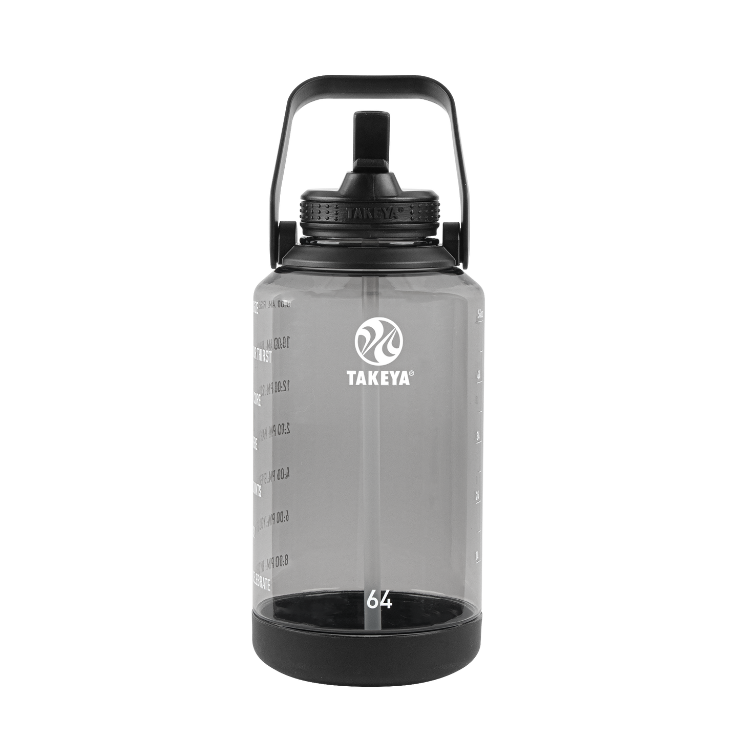 tritan-motivational-water-bottle-with-straw-lid-v8 54145-Tritan-Straw-Motivational-64-StormyBlack-front.png