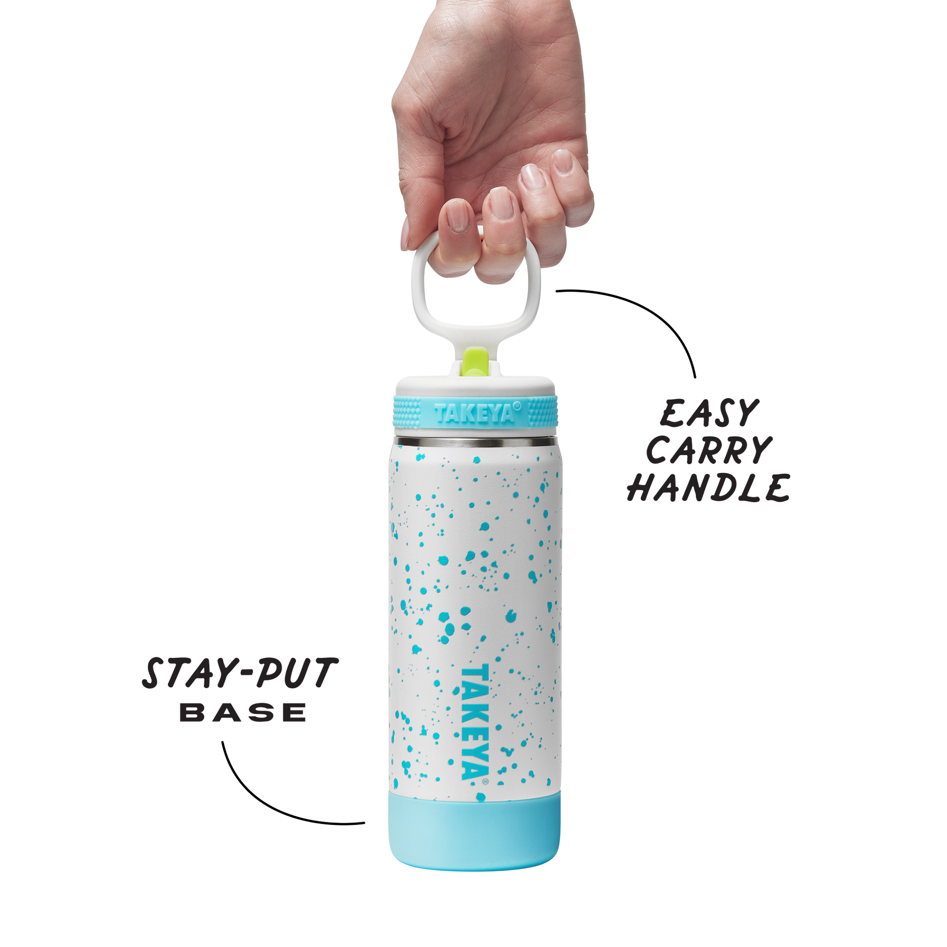glow-in-the-dark-sport-kids-water-bottle-confetti-with-straw-lid-q1 TKS_SP25_CoreKidsGIDConfetti_StwBtl_CloudGlow_18oz_51368_v3_sRGB-Callout.png